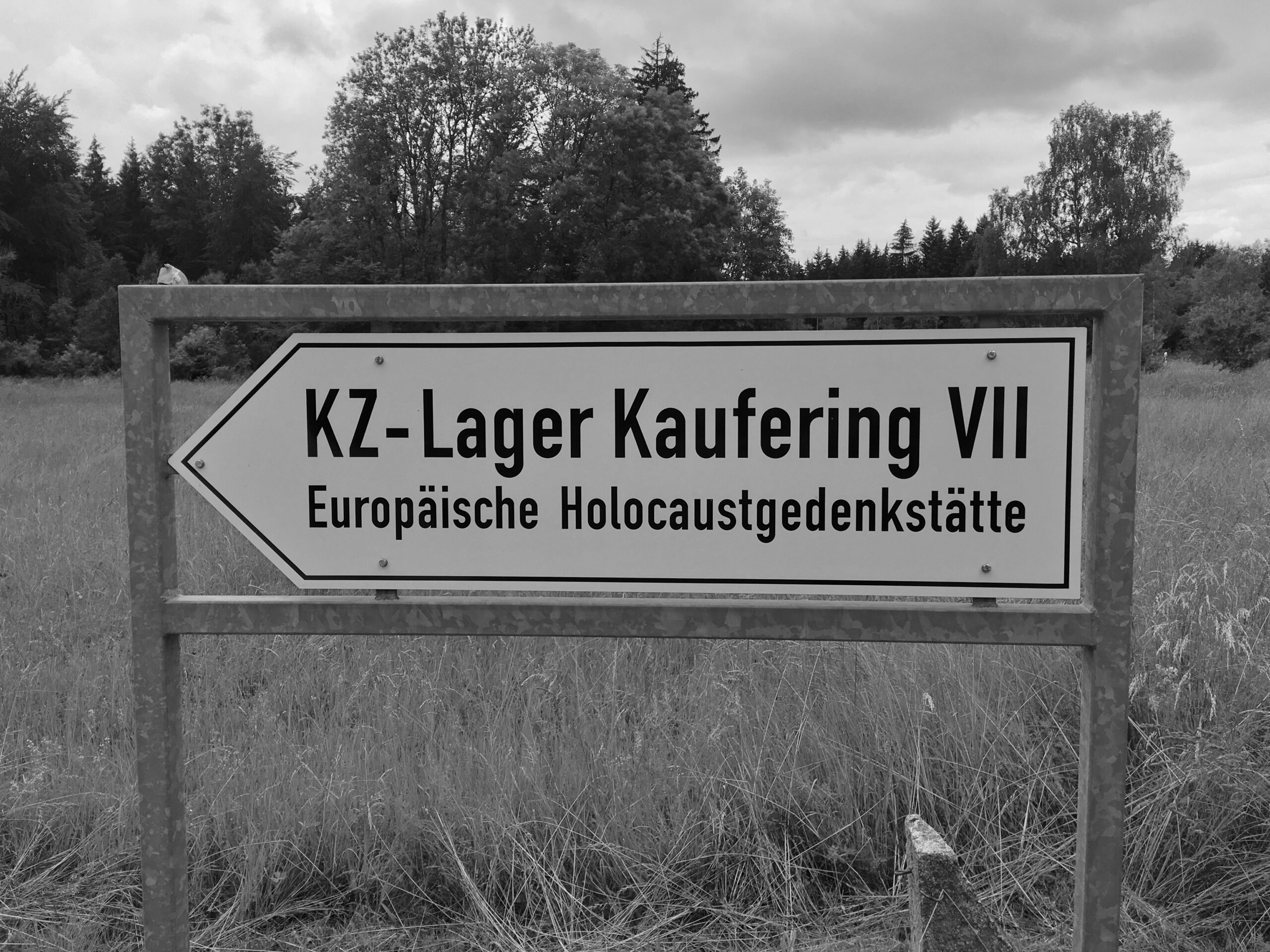 Photograph of the Kaufering Camp Memorial, Landsburg, Germany.
