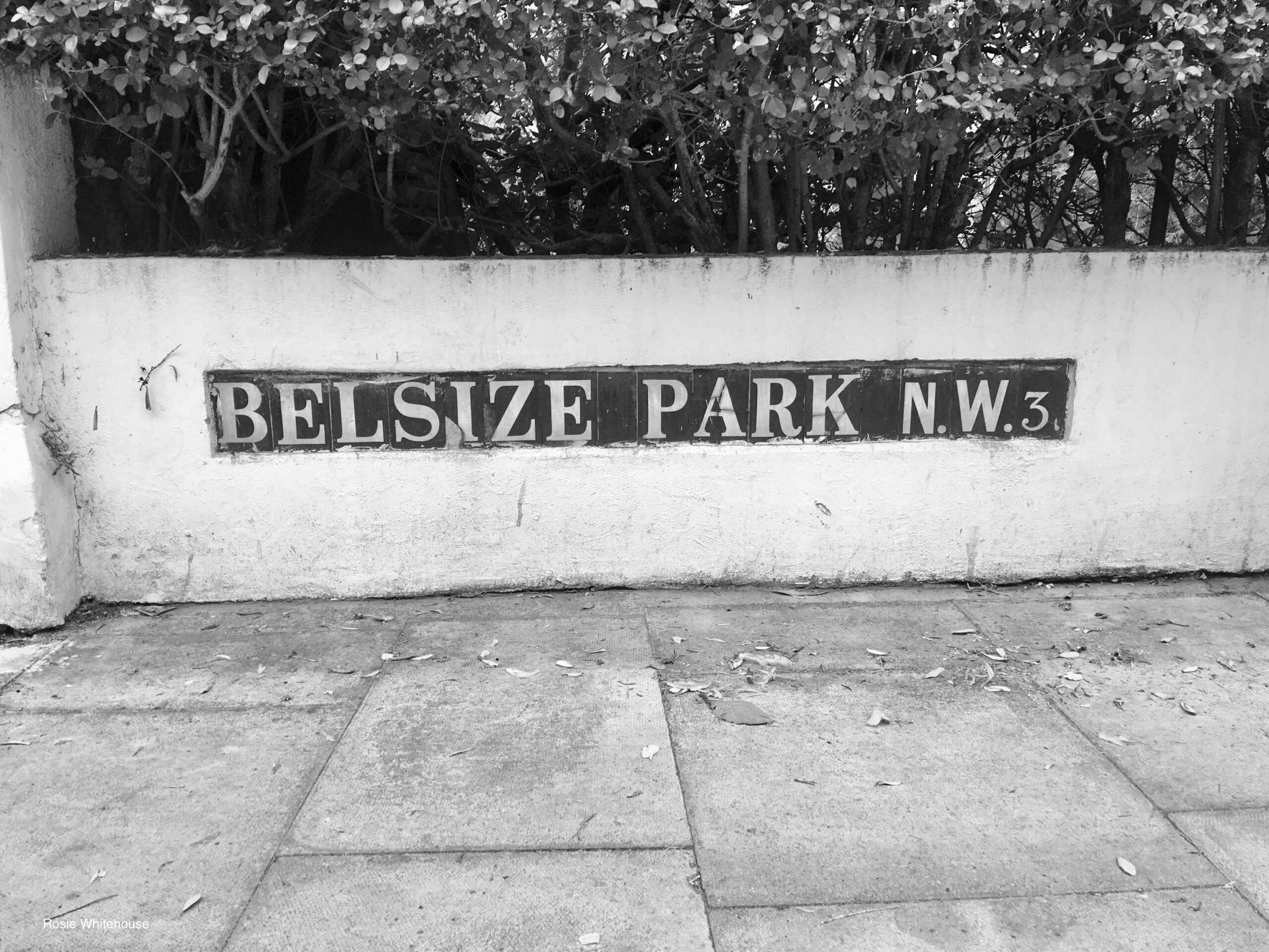 Photograph of Belsize Park, London.