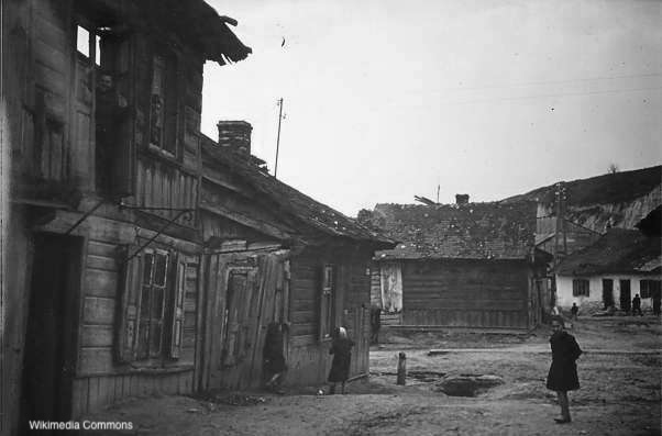 Photograph of Izbica Ghetto.