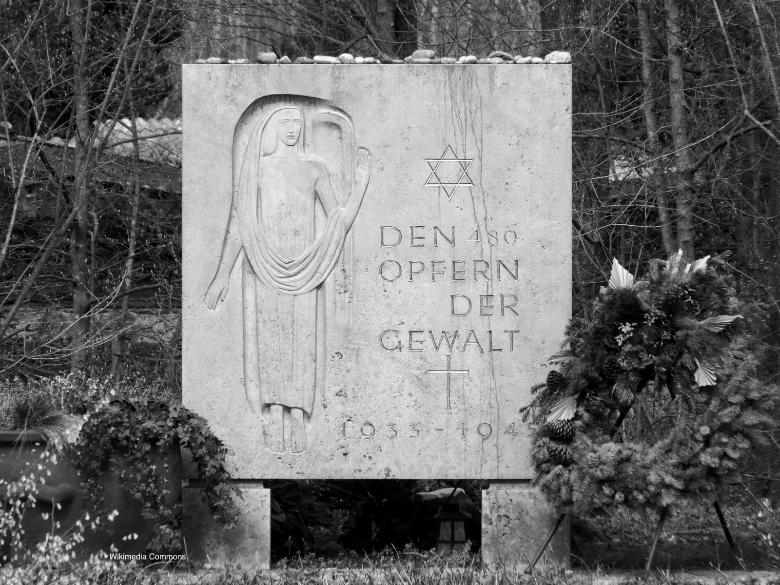 Photograph of Memorial to KZ Friedhof Mühldorf.