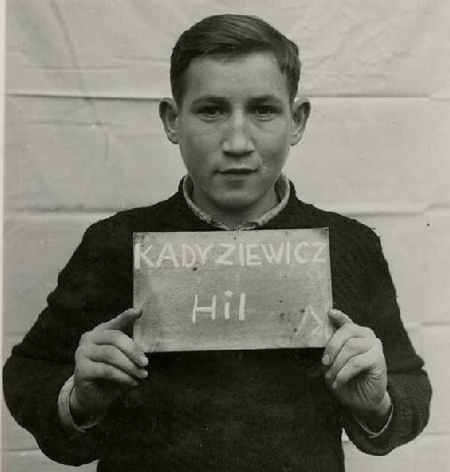 Photograph of Hil Kadyziewicz in Kloster Indersdorf, Germany in 1945.