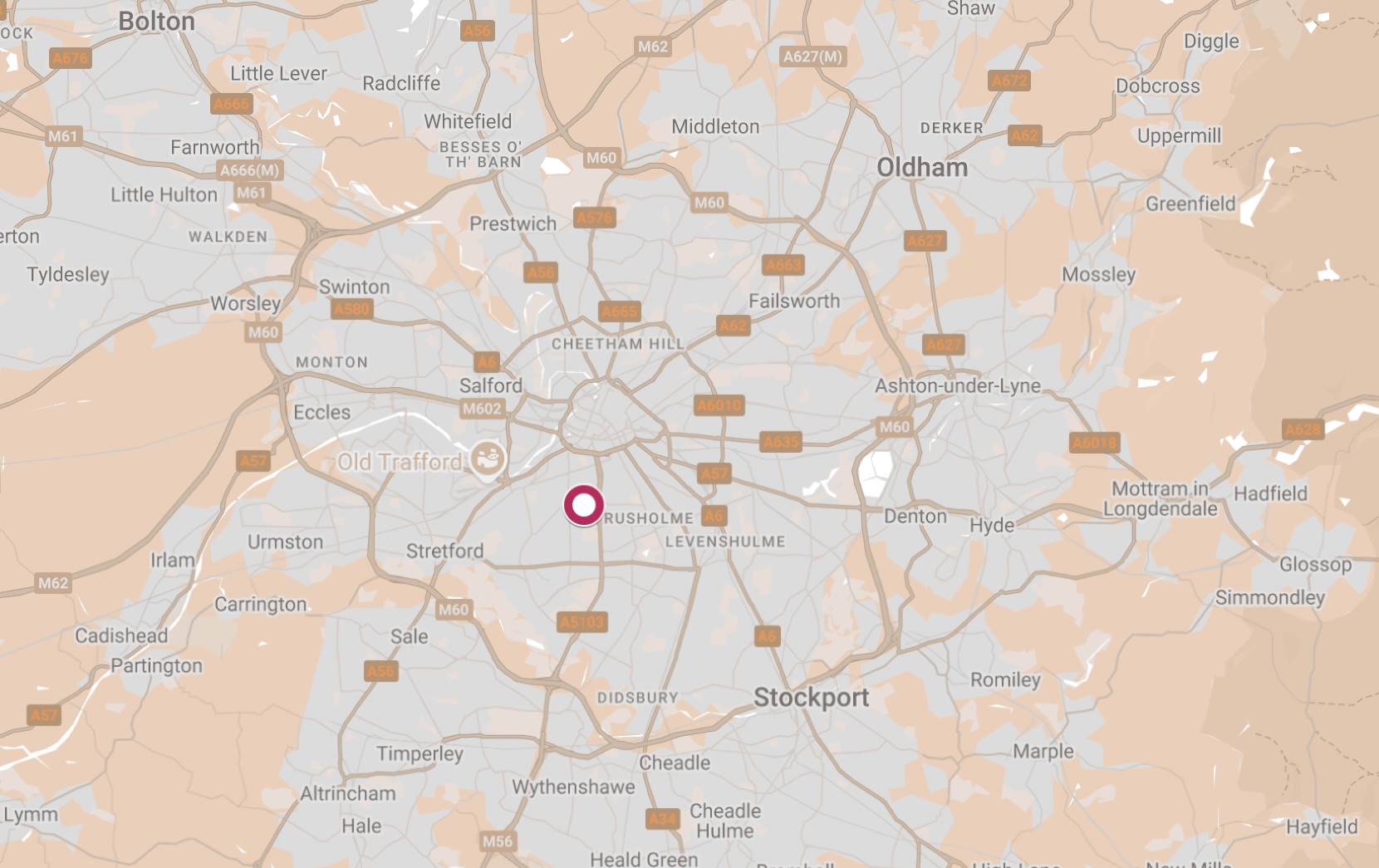 Map of Kershaw House Hostel.