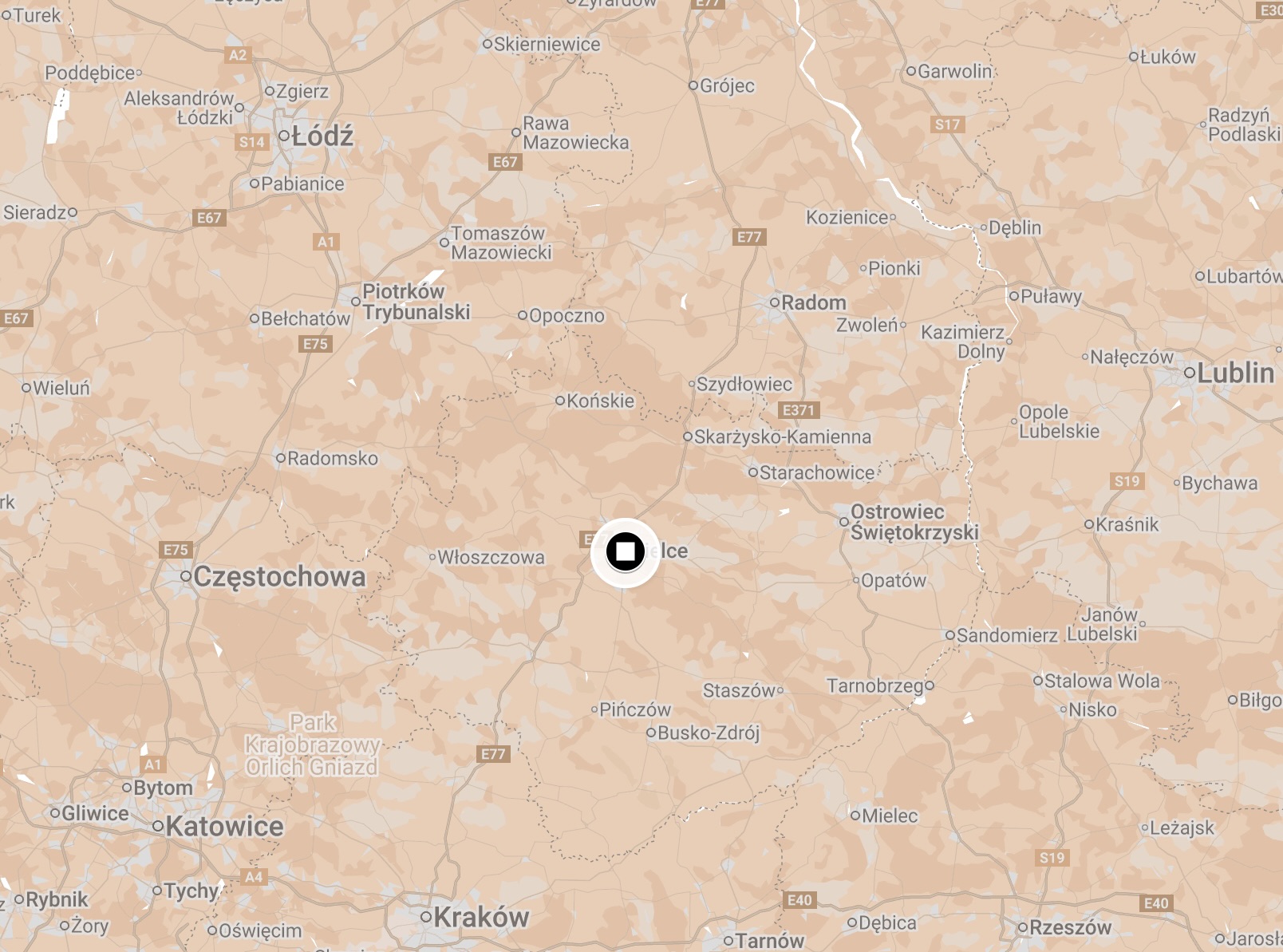 Map of Kielce-HASAG camp.