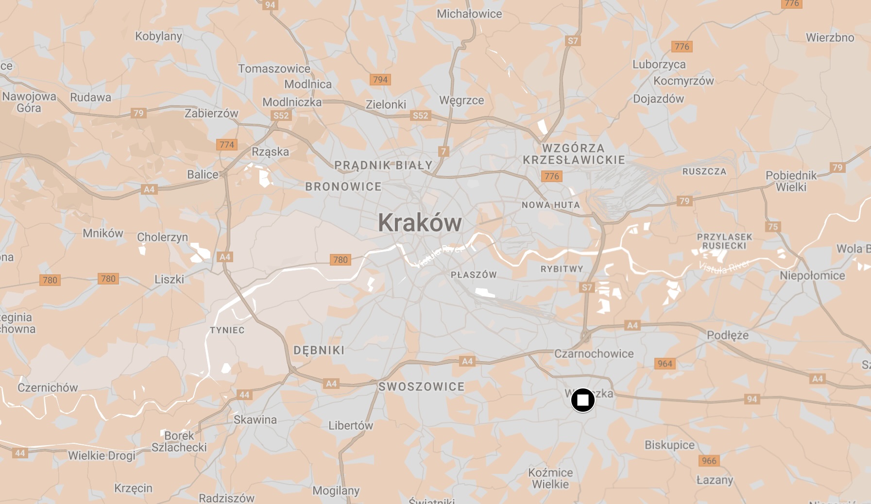 Map of Krakow-Wielicska Camp.