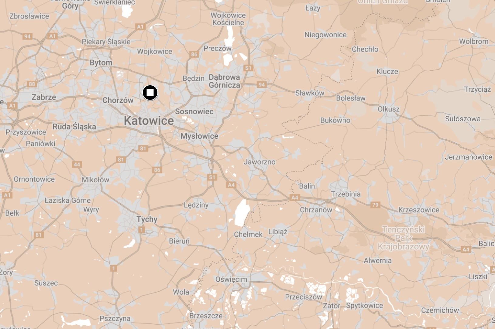 Map of Laurahutte Camp.