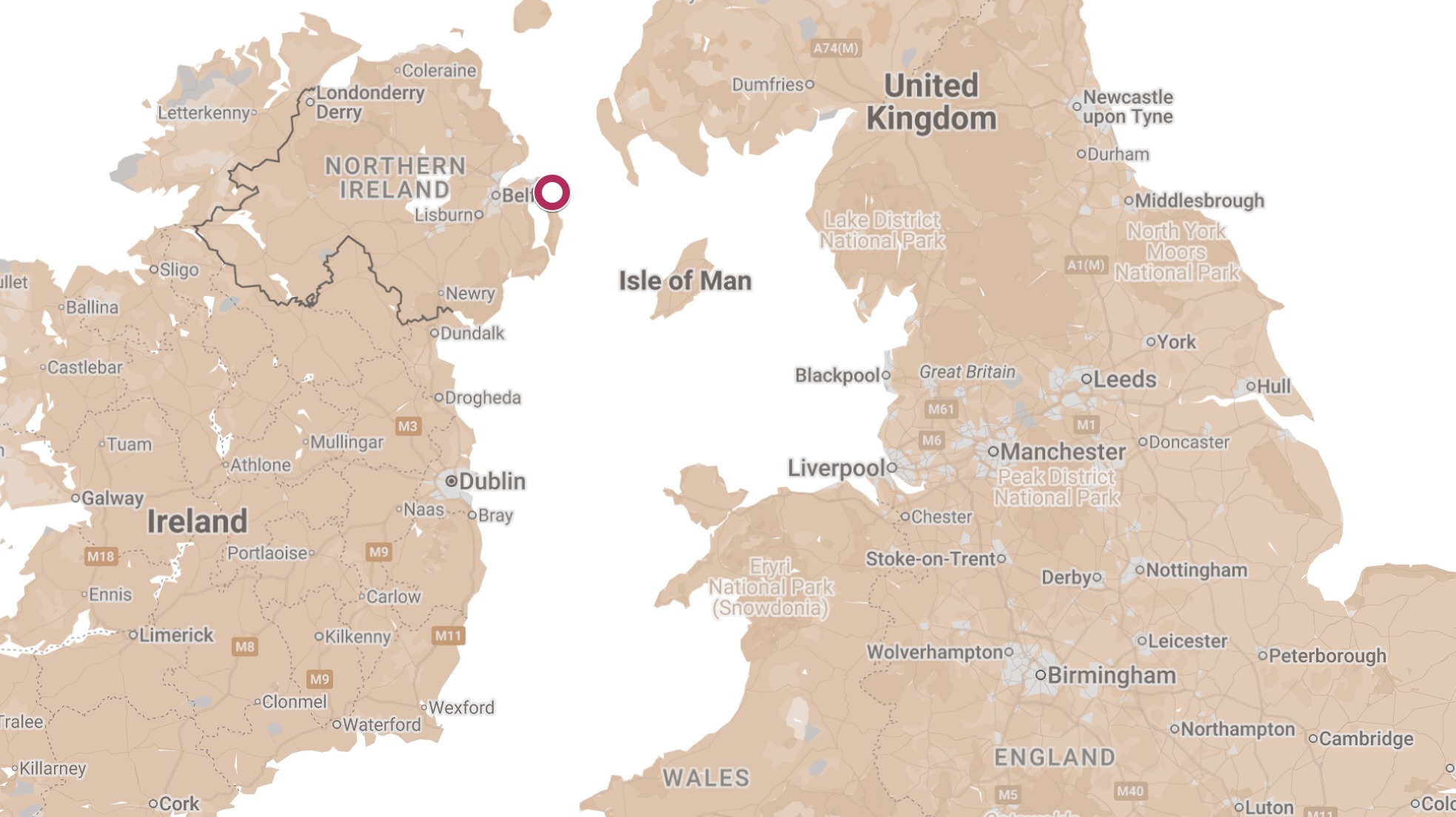 Map of Millisle Hostel.