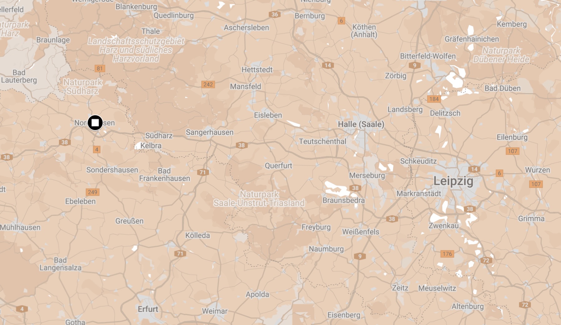 Map of Mittlebau-Dora Camp.