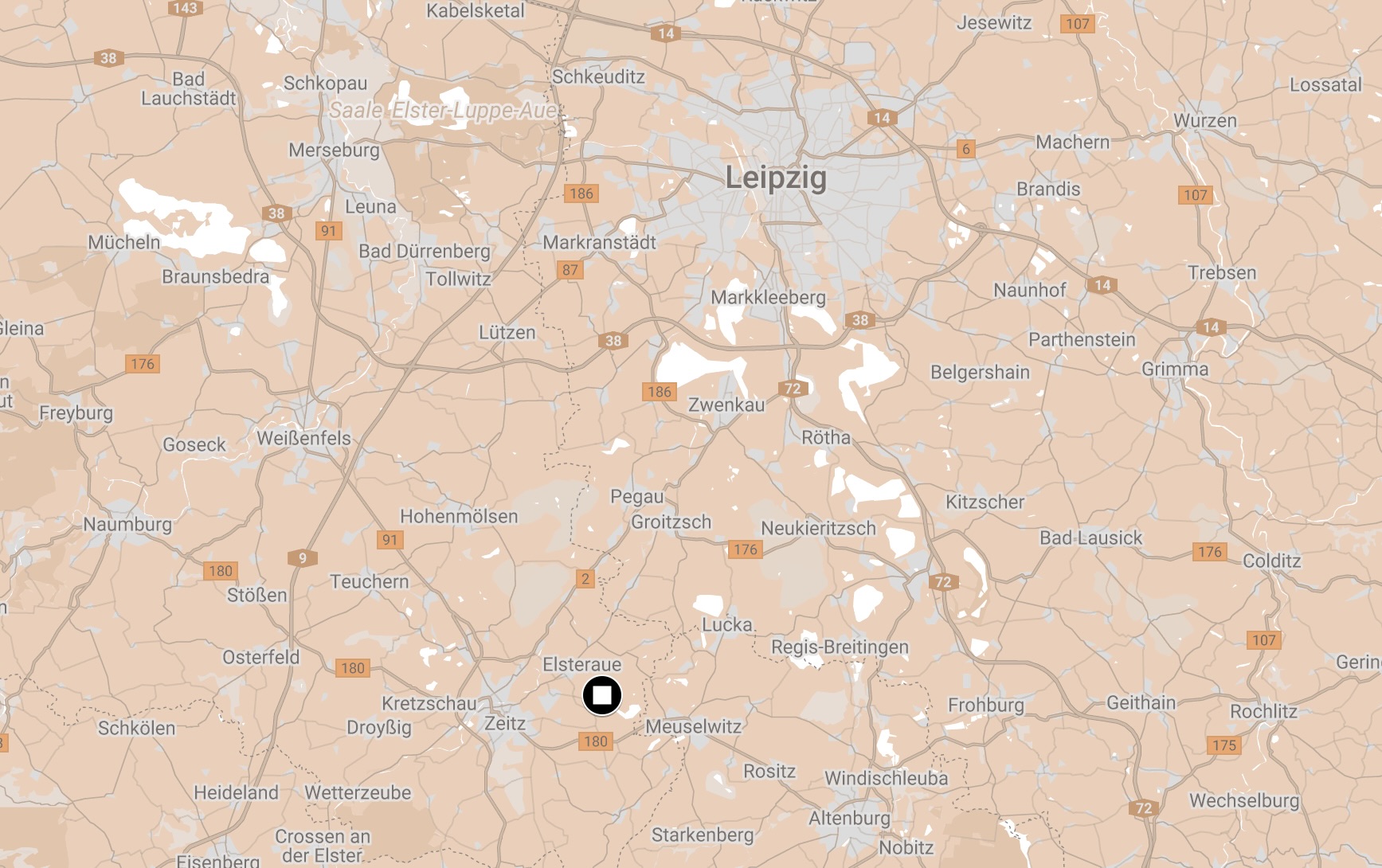 Map of Rehmsdorf-Troglitz Camp.