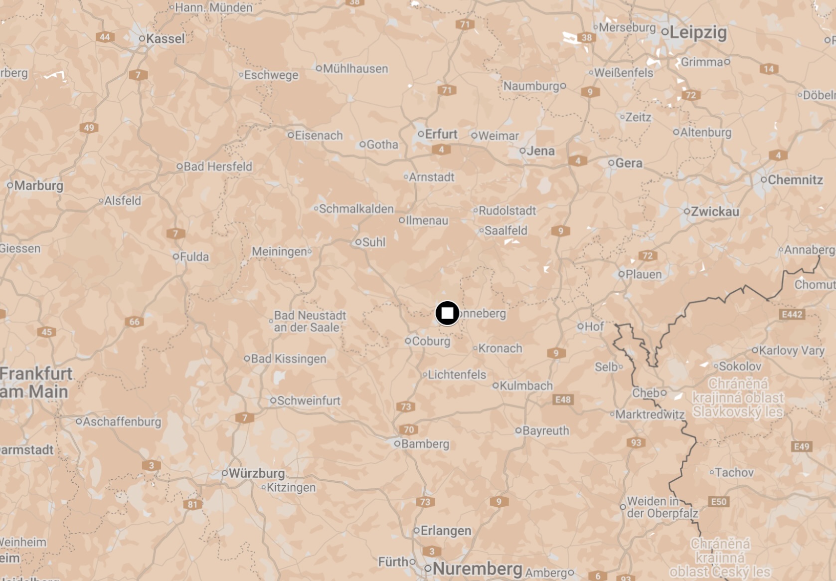 Map of Sonneberg Camp.