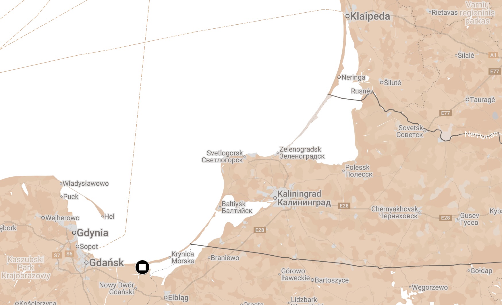 Map of Stutthof Camp.