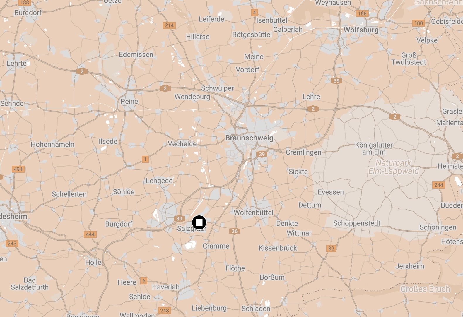 Map of Watenstedt Camp.