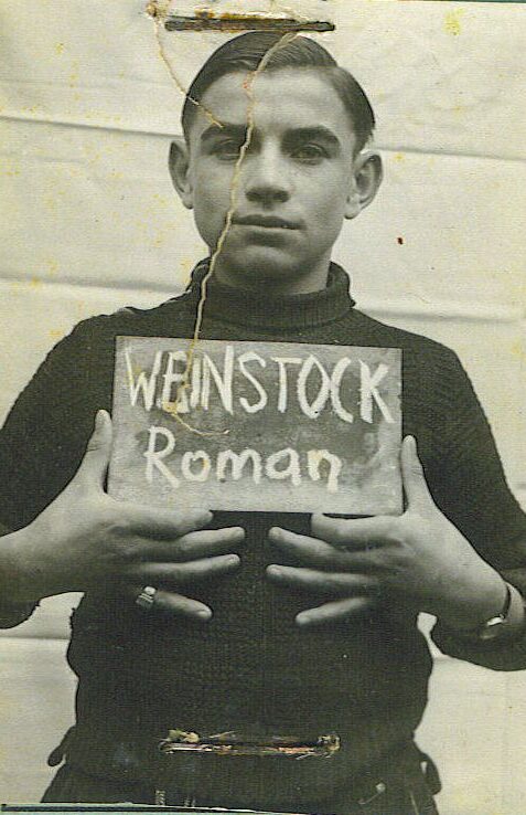 Photograph of Roman Weinstock in Kloster Indersdorf, Germany in 1945.