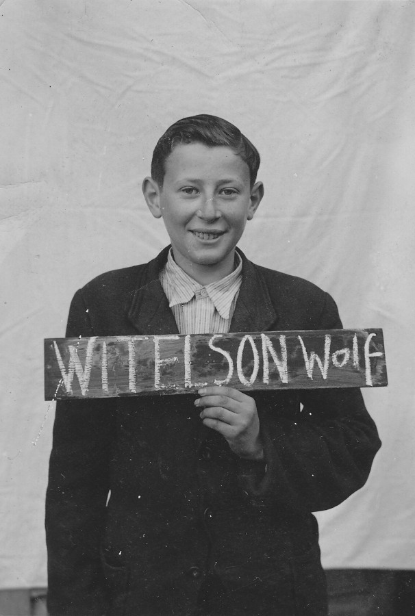 Photograph of Wolf Witelson in Kloster Indersdorf, Germany in 1945.