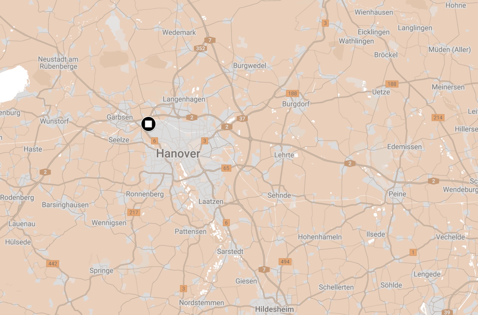 Map of Hanover-Stocken Camp.