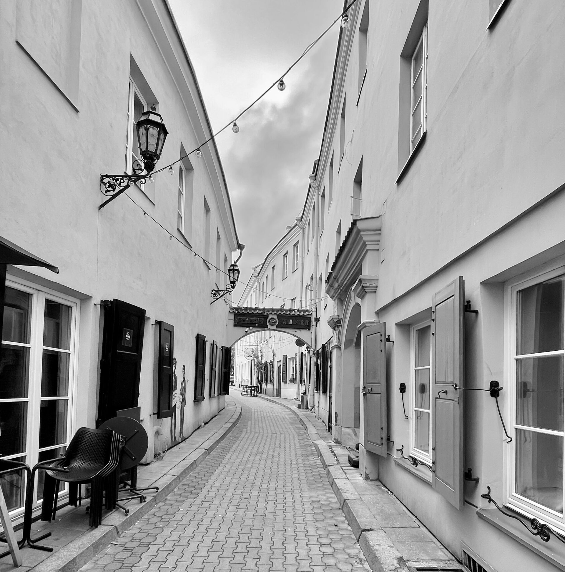 Photograph of the former Vilna Ghetto.