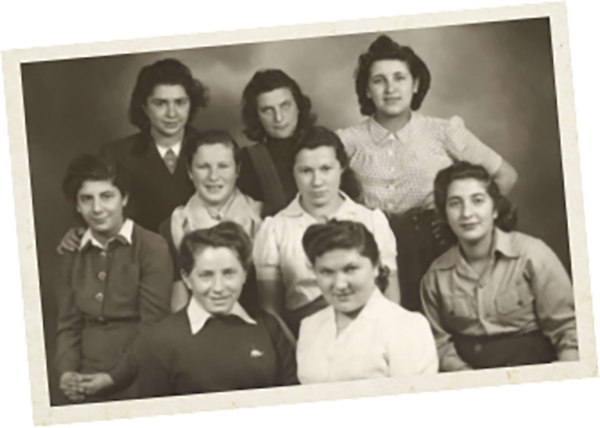 The girls in the Cazenove Road hostel.