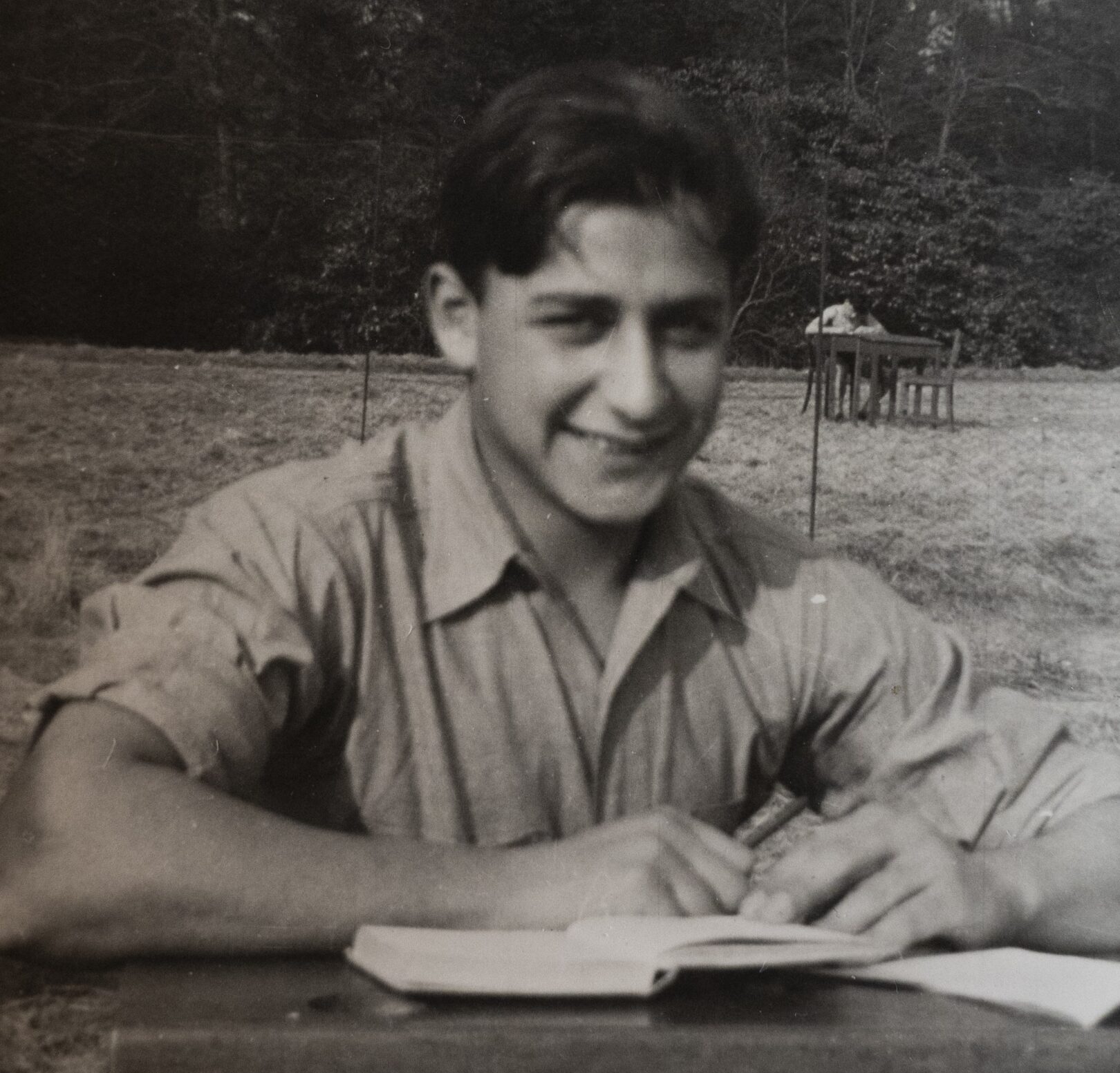 Photograph of Harry Olmer in Windermere in 1945.