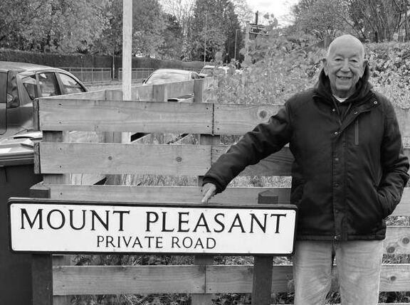 Photograph of Josef Gerstein in Ilkley, Yorkshire in 2021.