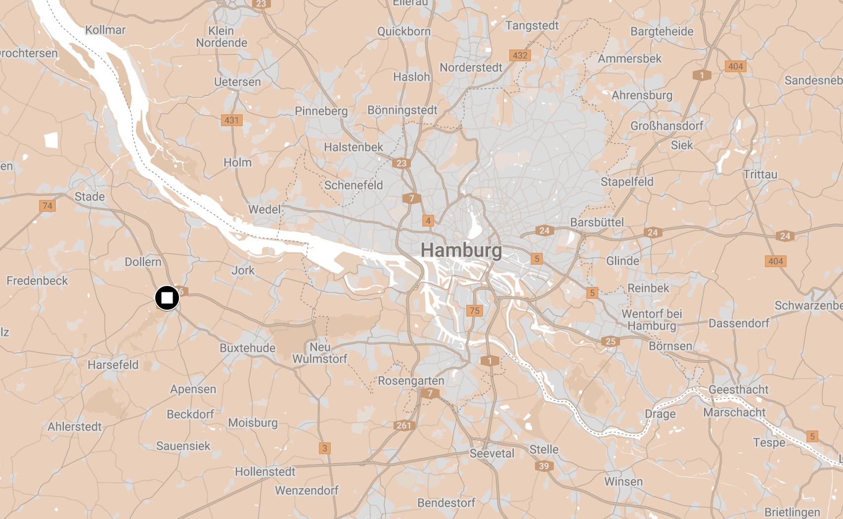 Map of Horneberg Camp.