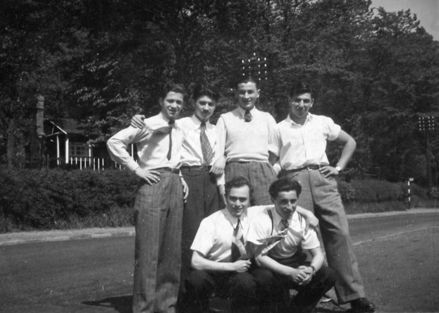 Photograph of Jack Bajer, unknown, Ernest Sunog, David Herman, unknown, unknown