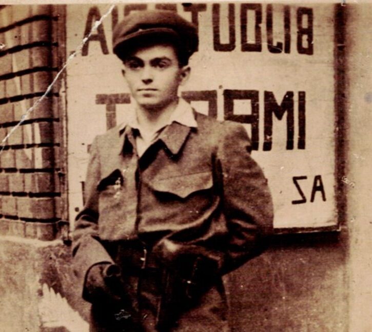 Photograph of Leo Geddy in SS uniform.