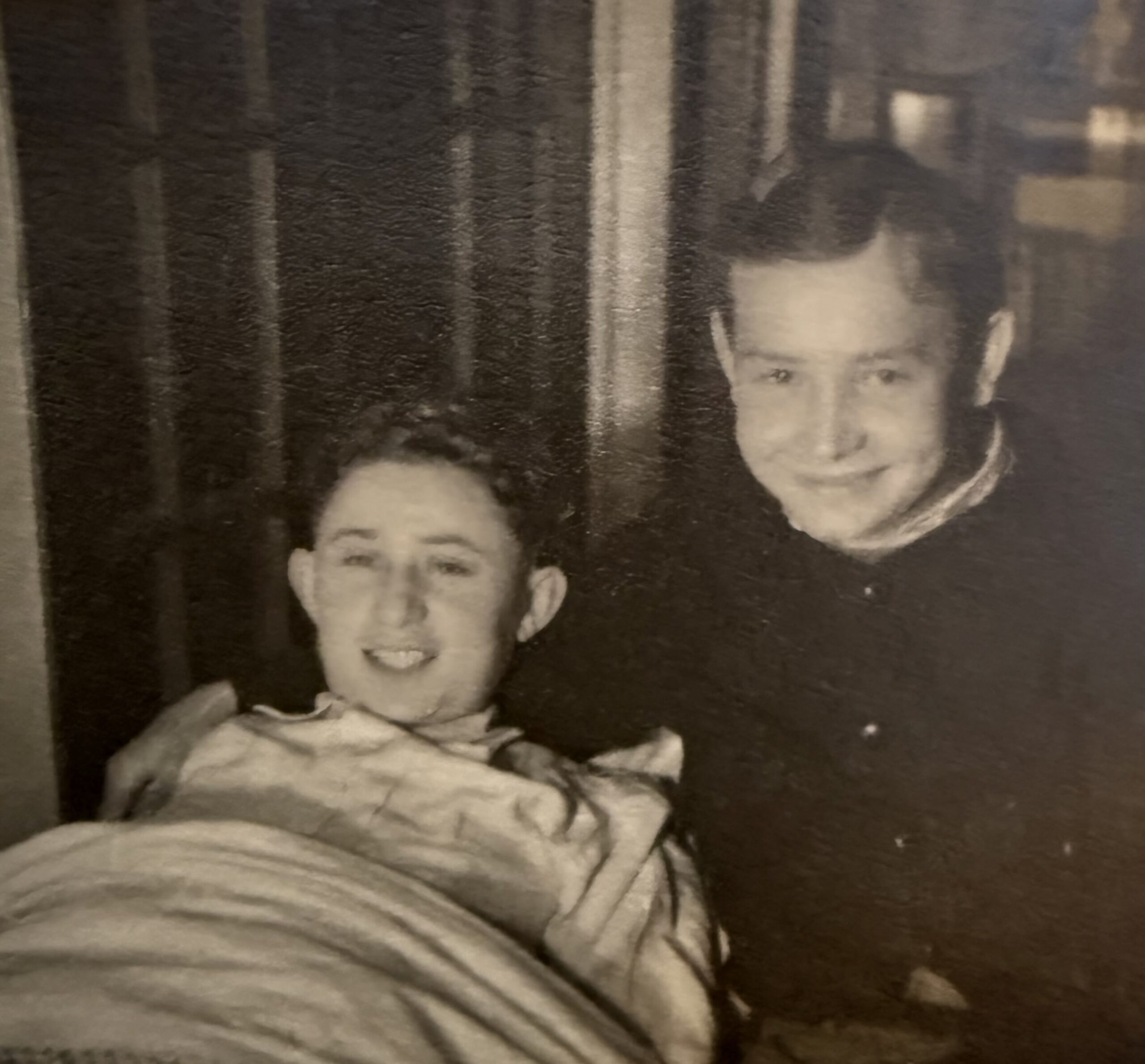 Photograph of Mendel Preter & Alf Huberman.