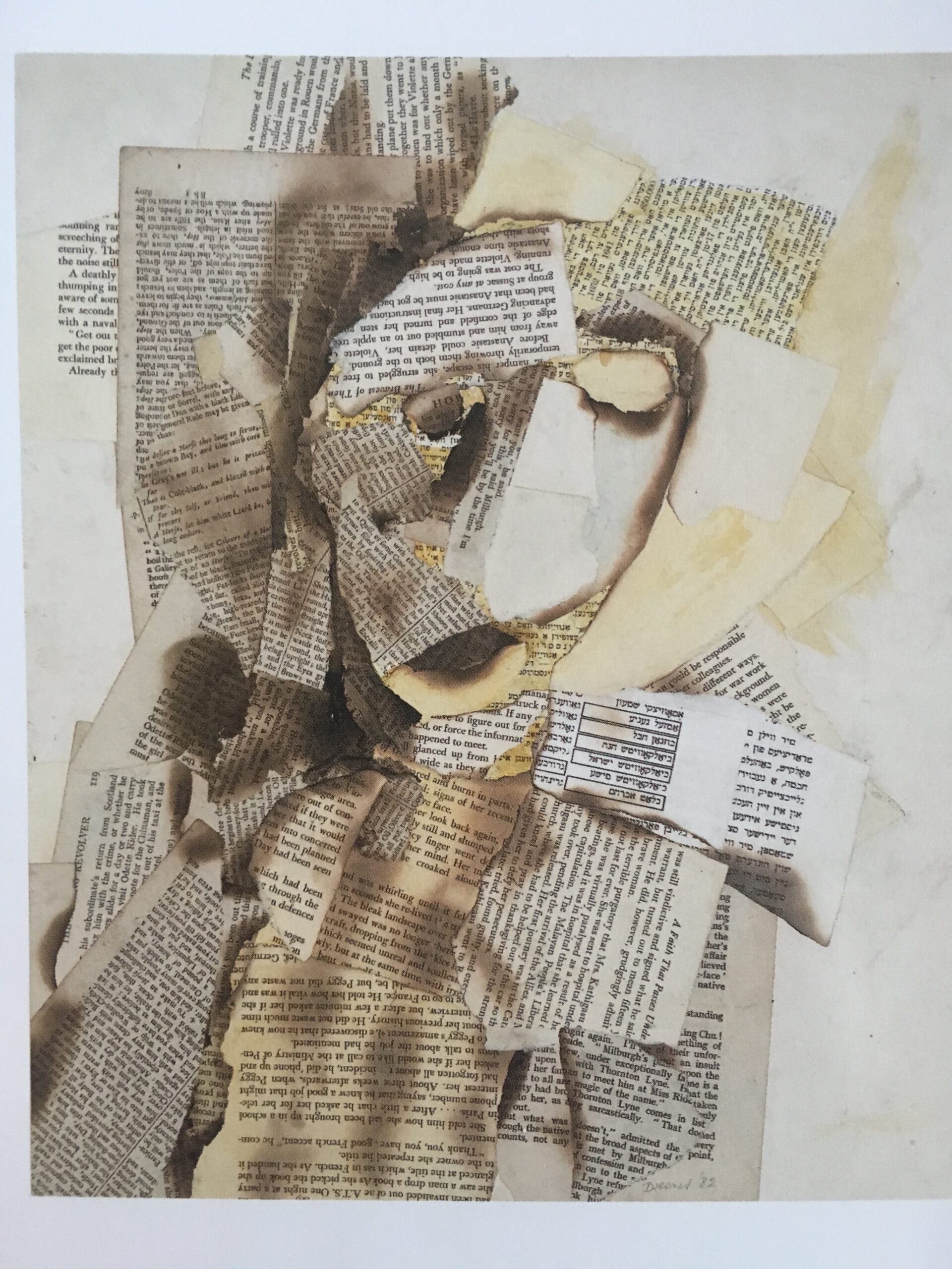 Photograph of Sam Dresner painting.