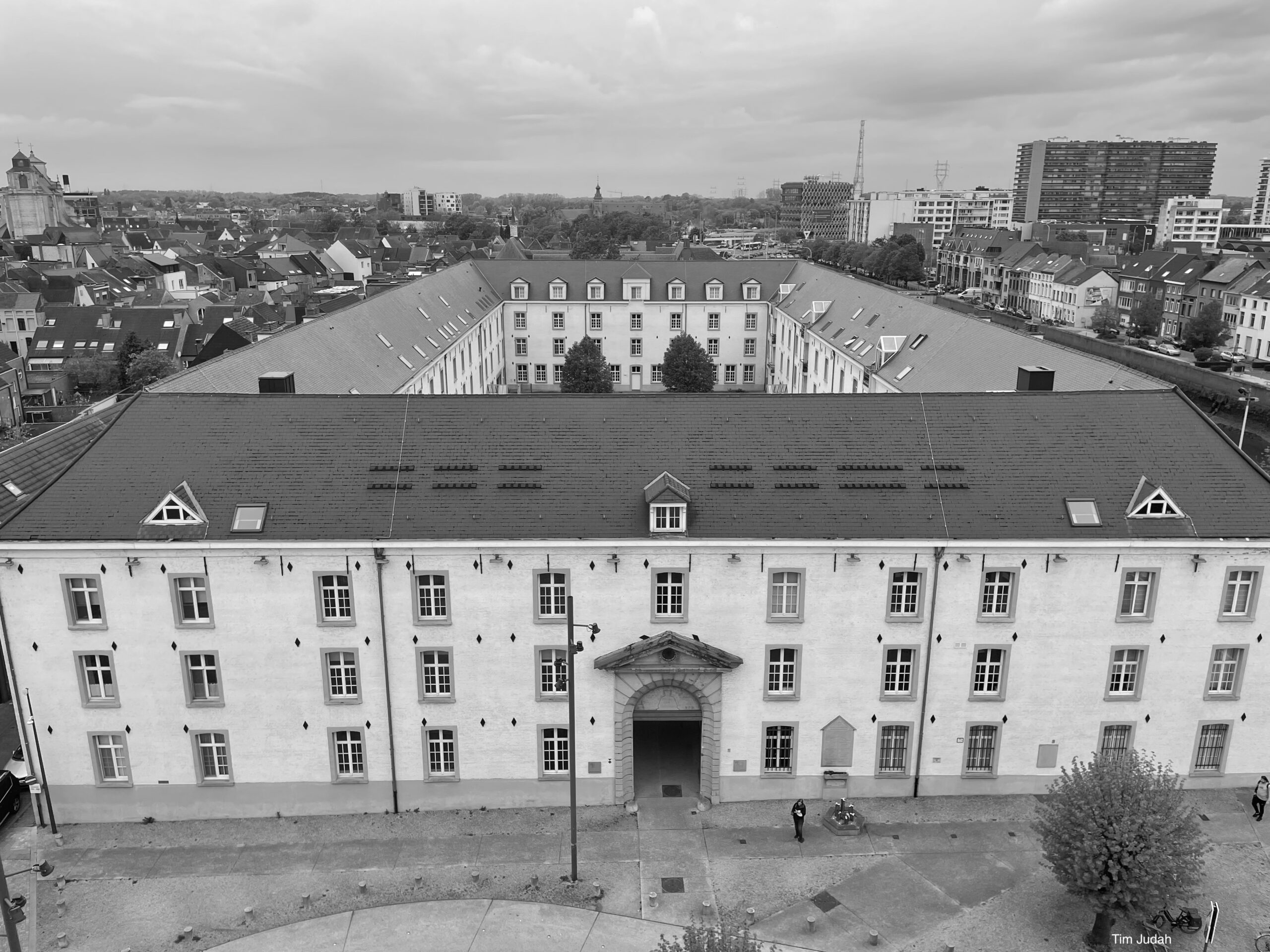 Photograph of the former Kazerne Dossin, Mechelen, Belgium.