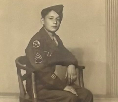 Photograph of Martin Hoffman, mascot for the US army