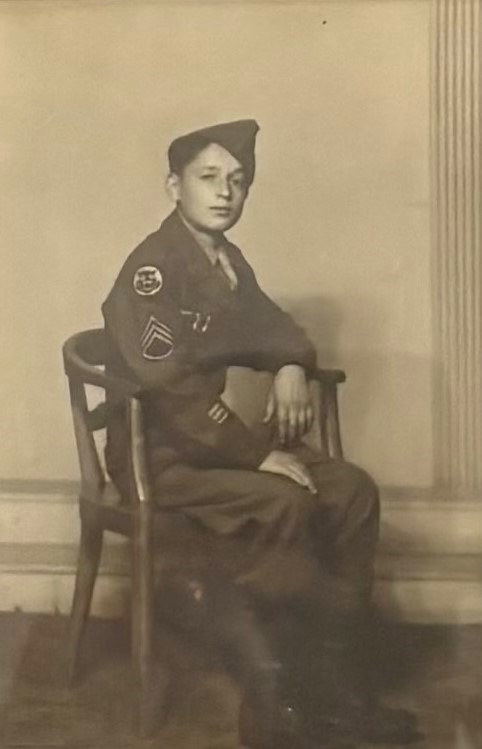 Photograph of Martin Hoffman, mascot for the US army