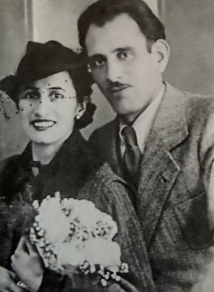 Mira & Giovanni Bucci 1935. The photograph was taken on their wedding day.