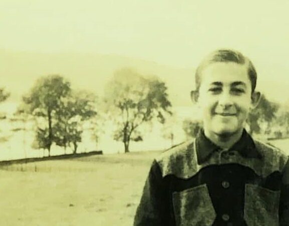 Henry Brown in Windermere in 1945